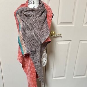 Multicolor Reversible Kantha Scarf